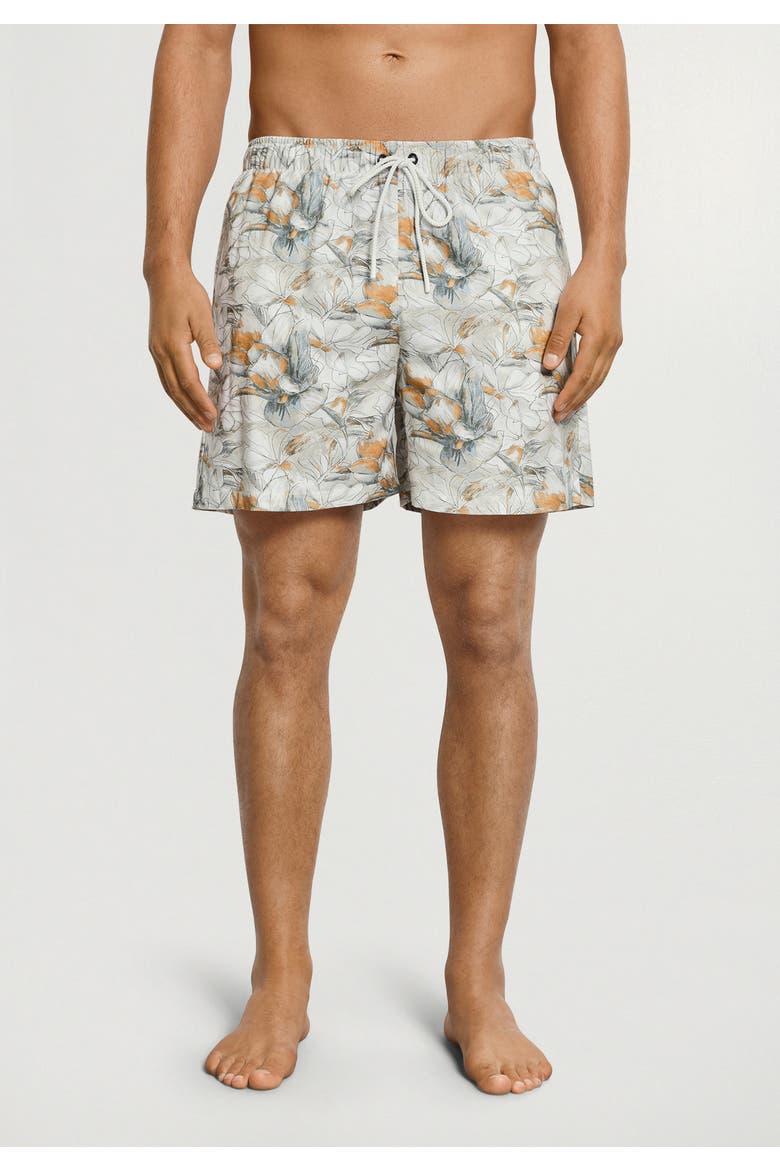 Travelwear Organic Cotton Floral Shorts, Alternate, color, Sunlit Petals