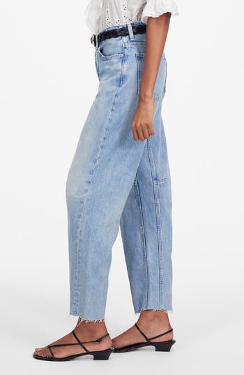 The Darted Barrel Leg Jeans