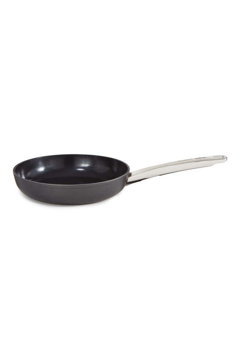Leo Graphite Nonstick 8" Frying Pan, Main, color, BLACK