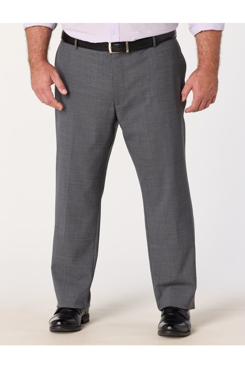 Big & Tall Tonal Suit Pants, Main, color, GREY