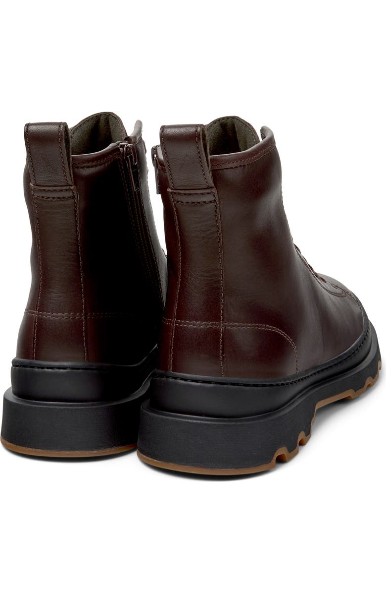 Camper Noray Combat Boot, Alternate, color, Dark Brown