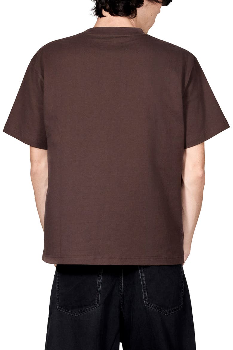 Slip Heavyweight Cotton T-Shirt, Alternate, color, BROWN