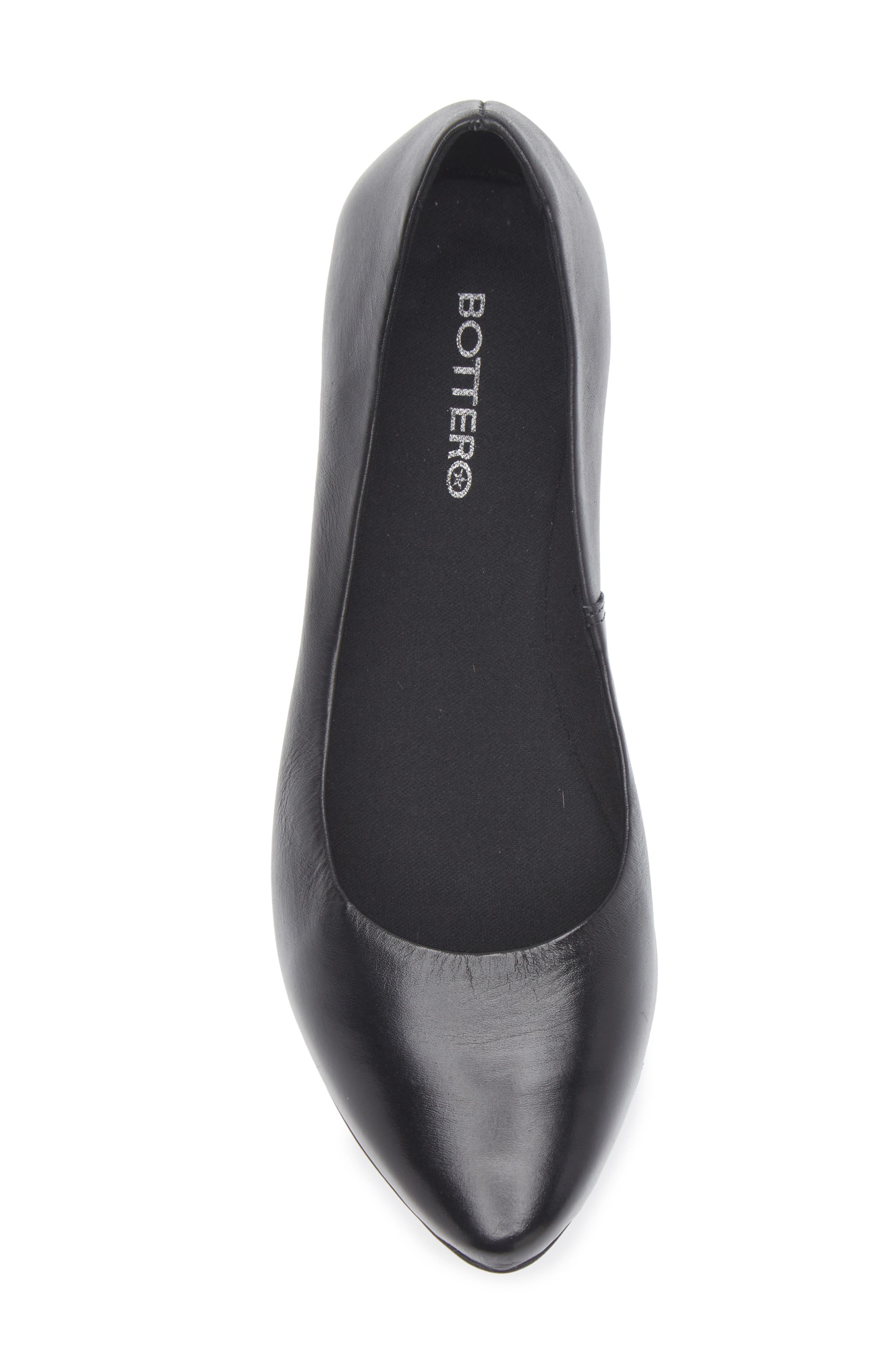 Bottero Botdogs Ballet Flat, Alternate, color, Preto