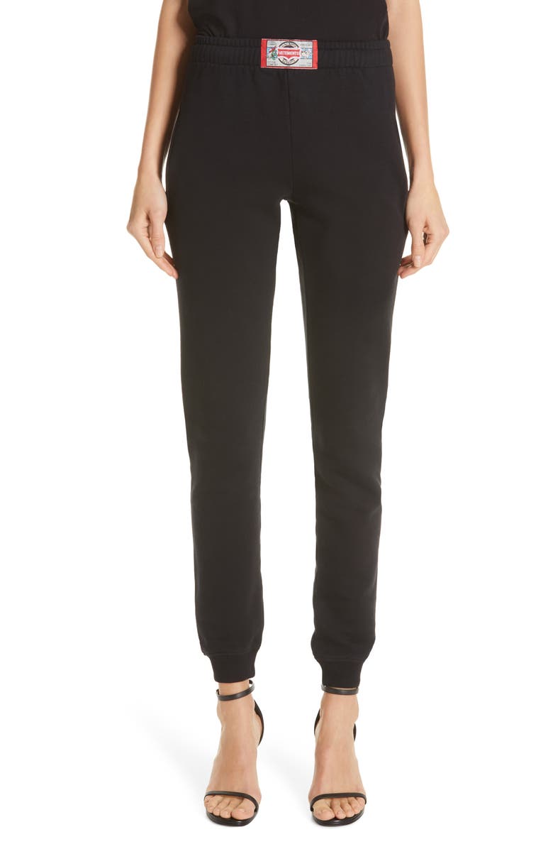 VETEMENTS Skinny Sweatpants, Main, color,