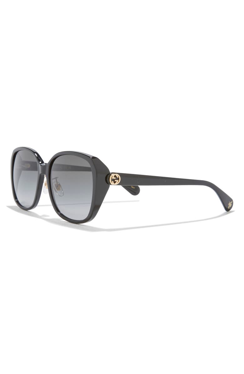 Gucci Best 57mm Square Sunglasses, Alternate, color,