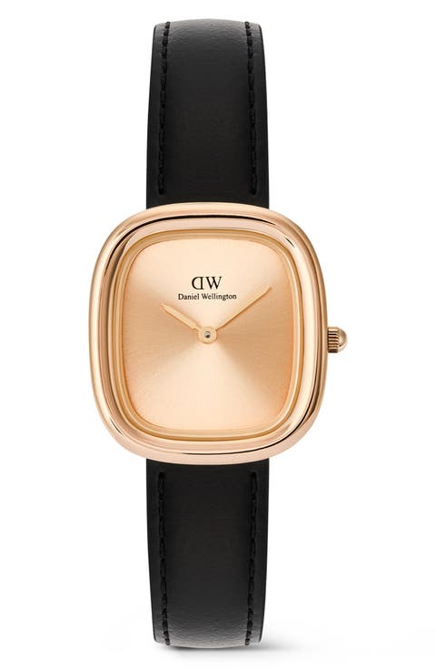 Margot Sheffield Unitone Leather Strap Watch, 24mm x 26mm