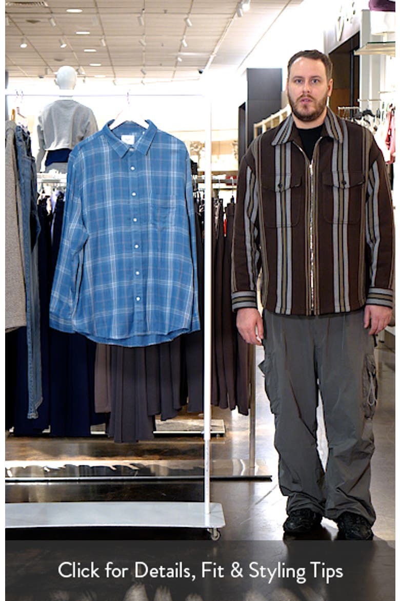 Cypress Plaid Double Face Cotton Button-Up Shirt video