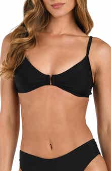 L'AGENCE Yazmin Solid Triangle Bikini Top