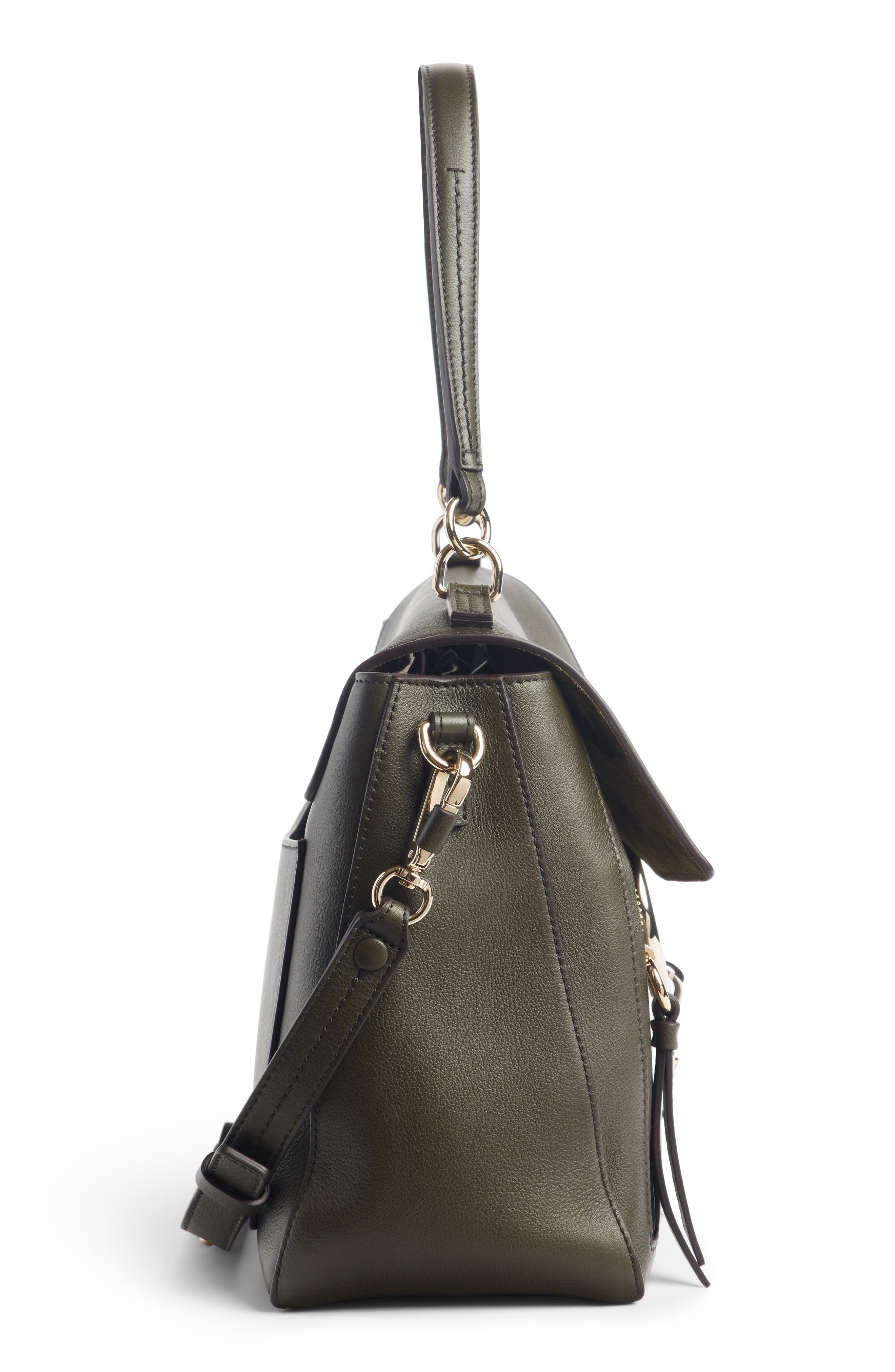 Chloé Medium Faye Leather Shoulder Bag, Alternate, color, 