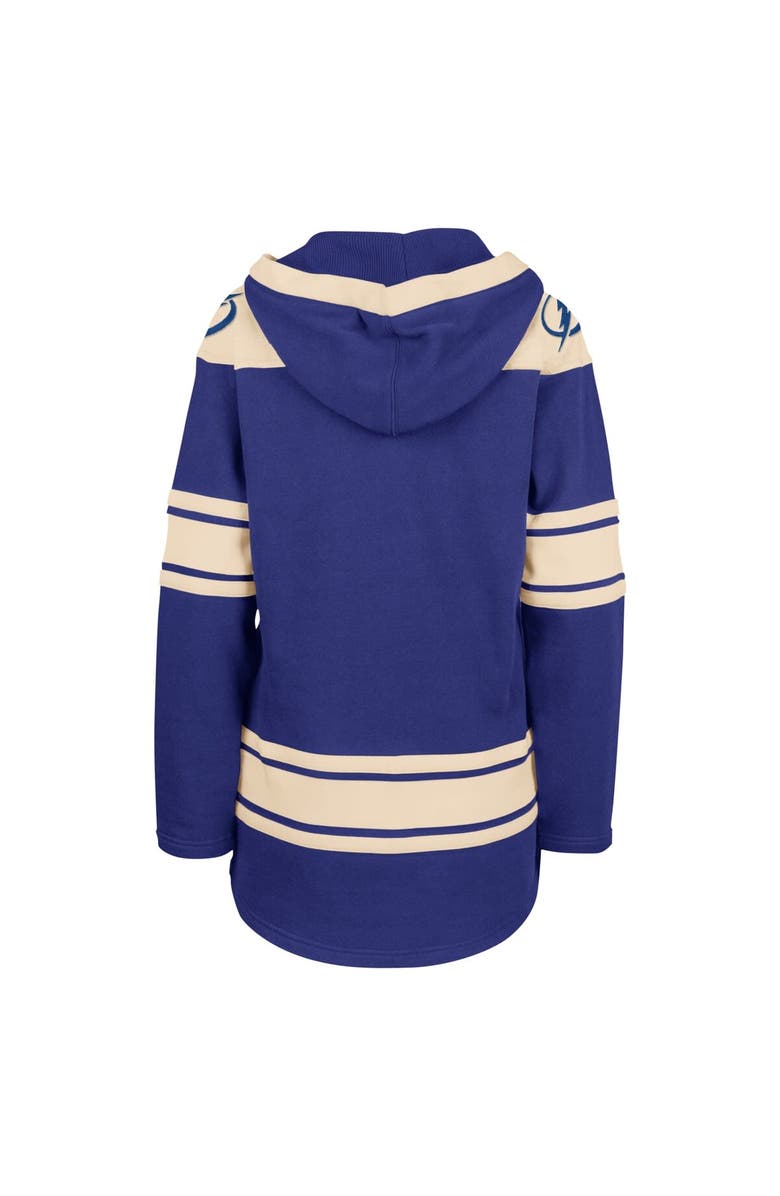 '47 Women's '47  Blue Tampa Bay Lightning Superior Lacer Pullover Hoodie, Alternate, color, Blue