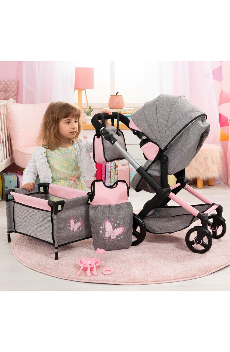 Bayer Design Xeo Mega 10Piece Set Pram, Bed, Handbag & Accessories, Alternate, color, Multicolored