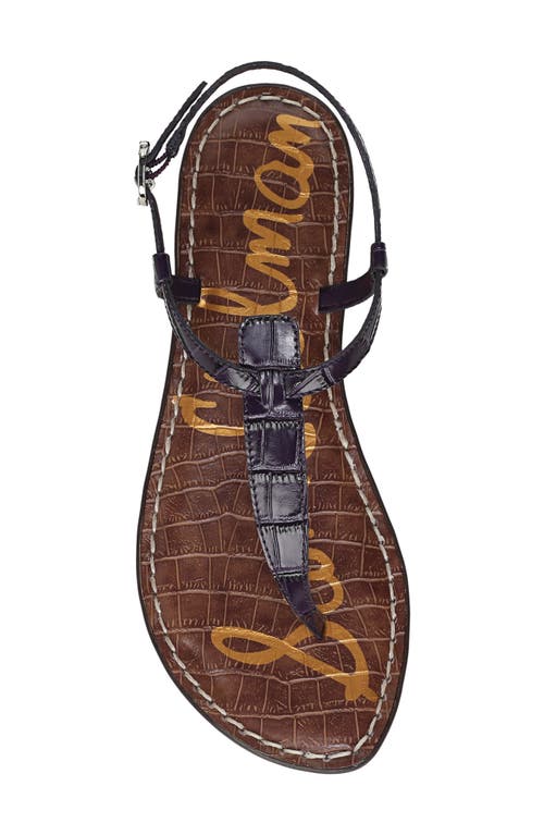 Sam Edelman Gigi T-strap Sandal In Brown