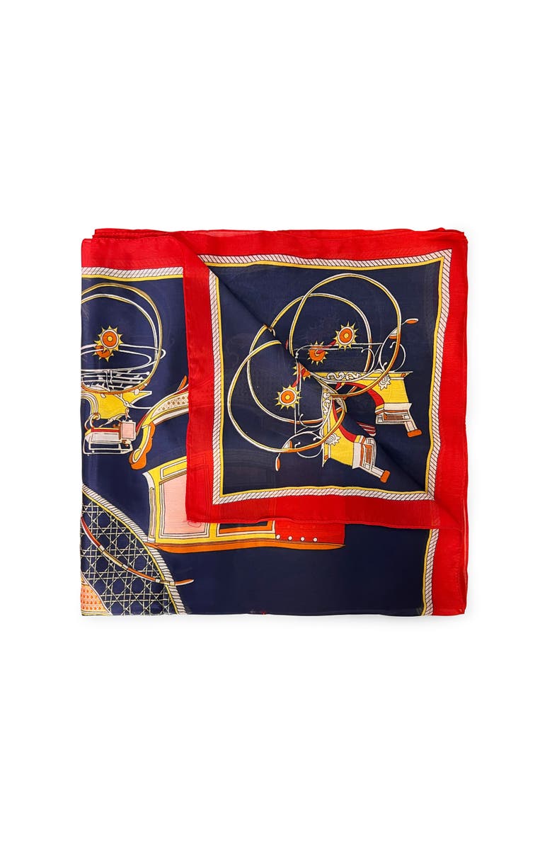 Youzey The Landau Ultrasoft Lightweight Scarf, Alternate, color, Blue