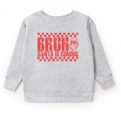 Bruh Santa is Coming Sweatshirt (Little Kid & Big Kid)