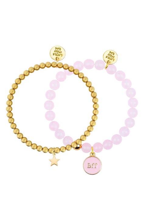 Bff Gemstone Bracelet Duo