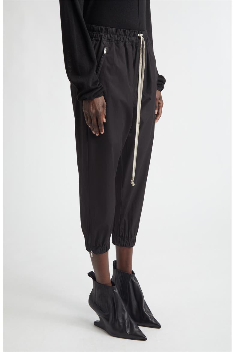 Cotton Crop Joggers, Alternate, color, BLACK