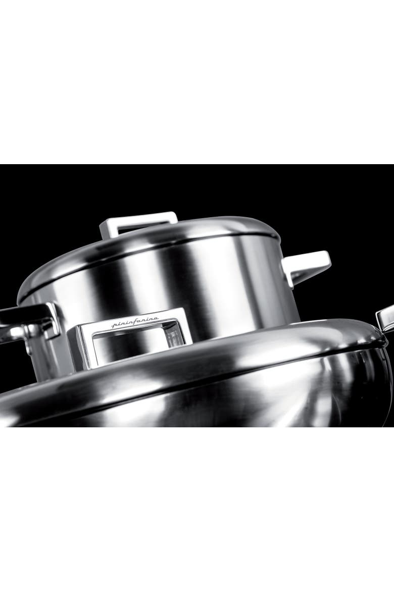 SAUTE PAN 2 HANDLES CM.32 STI, Alternate, color, STAINLESS STEEL