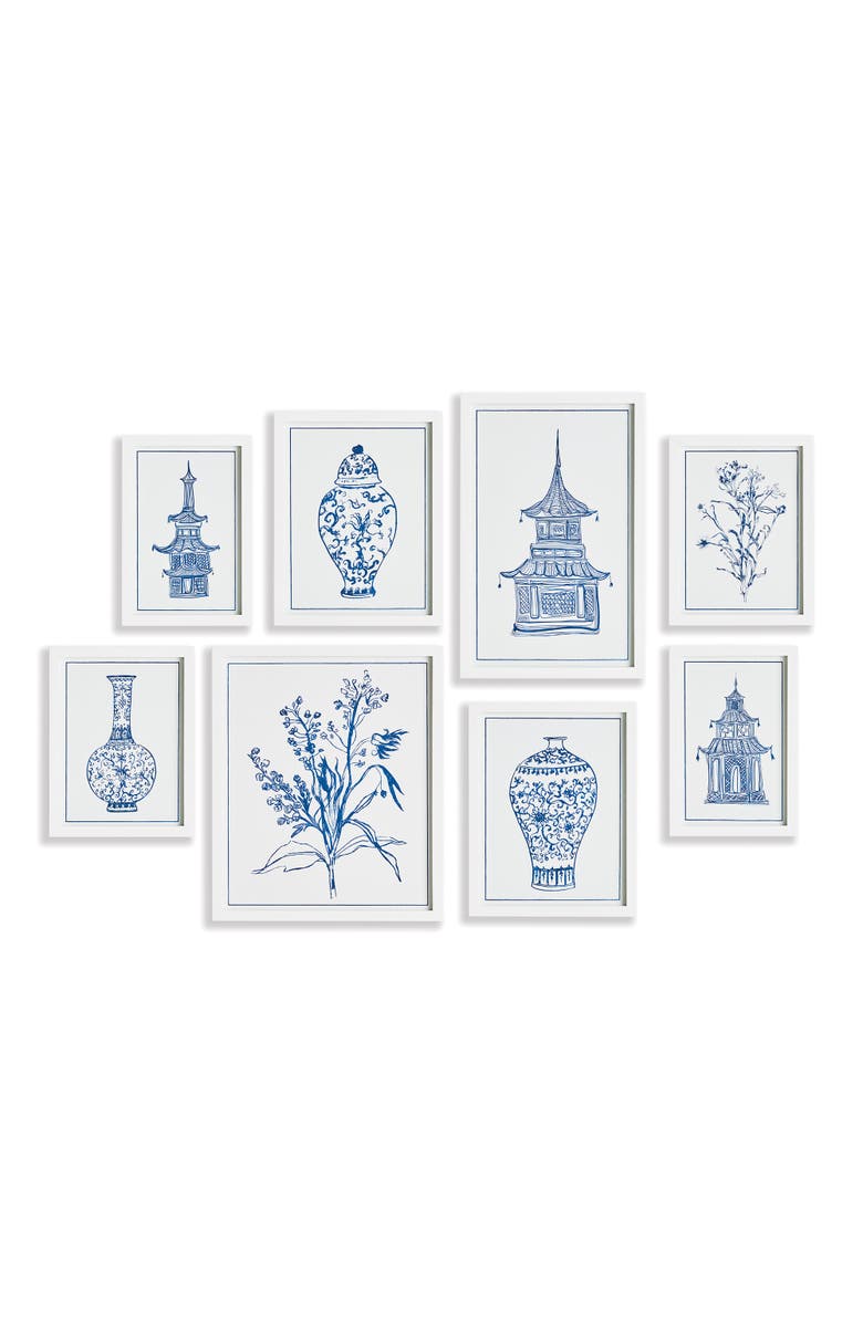 Napa Home & Garden Chinoiserie Gallery St/8, Main, color, Blue