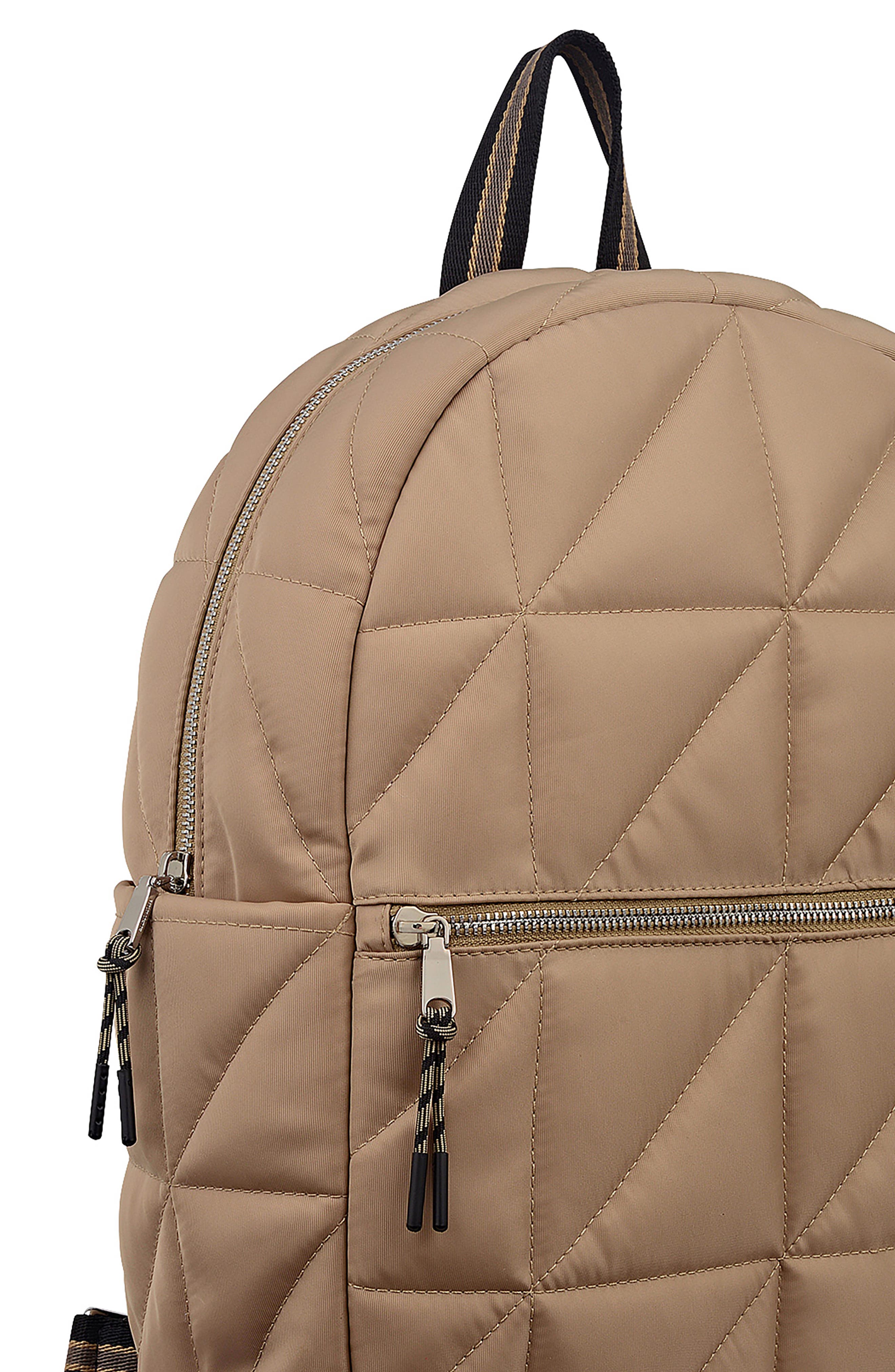 Danesfield Mews Quilted Backpack, Alternate, color, STONE
