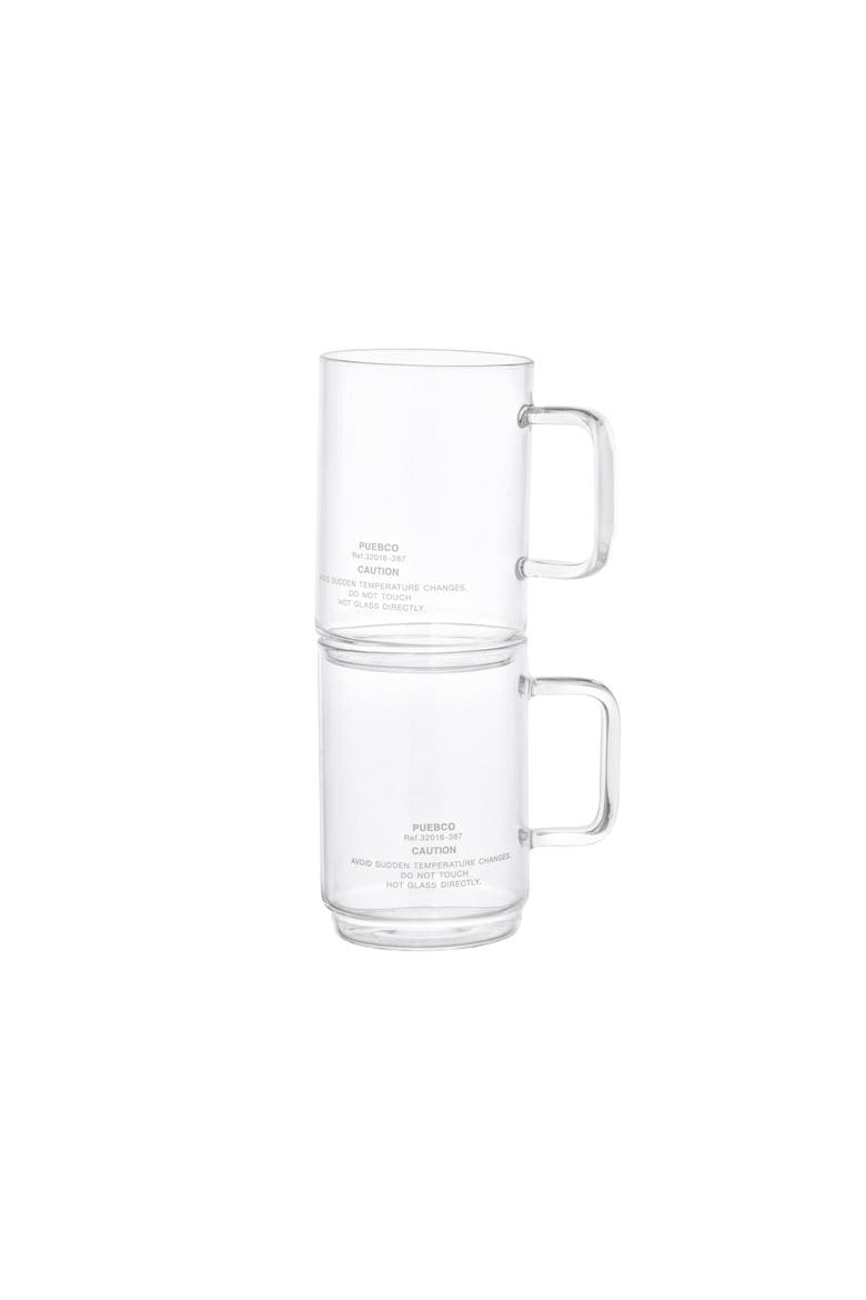 Borosilicate Glass Mug, Alternate, color, Clear Shallow