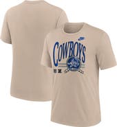 Nike Men's Nike Sand Dallas Cowboys Rewind Tri-Blend T-Shirt