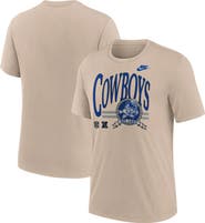 Nike Men's Nike Sand Dallas Cowboys Rewind Tri-Blend T-Shirt