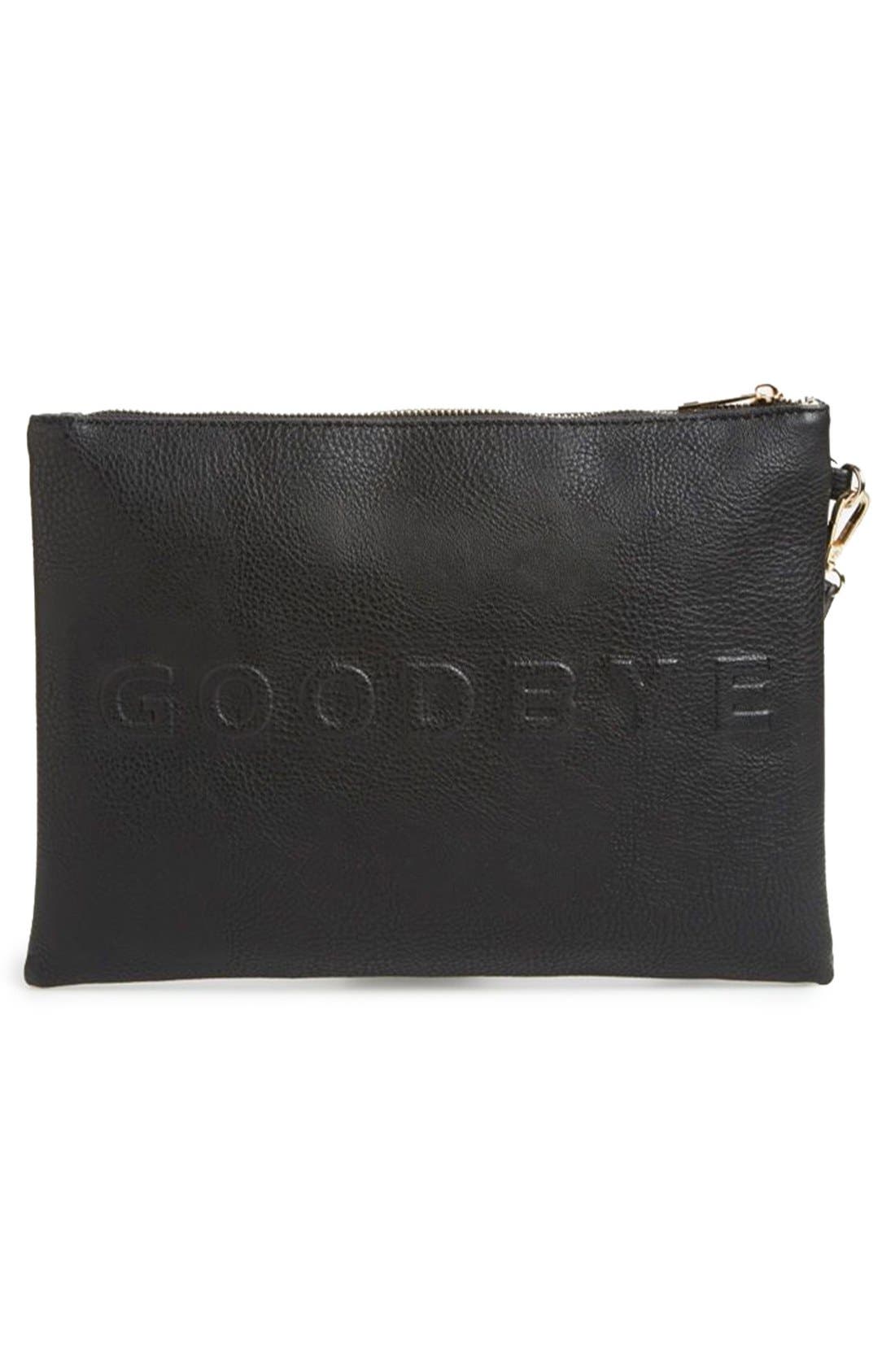 Sole Society 'Justine - Conversation' Oversize Clutch, Alternate, color, 