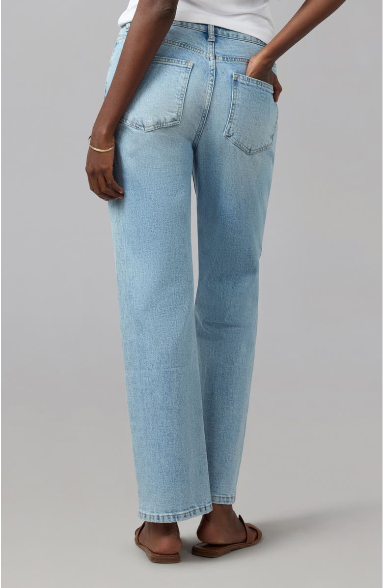 Lola Denim Denver High Rise Straight Jeans, Alternate, color, Whimsy Blue