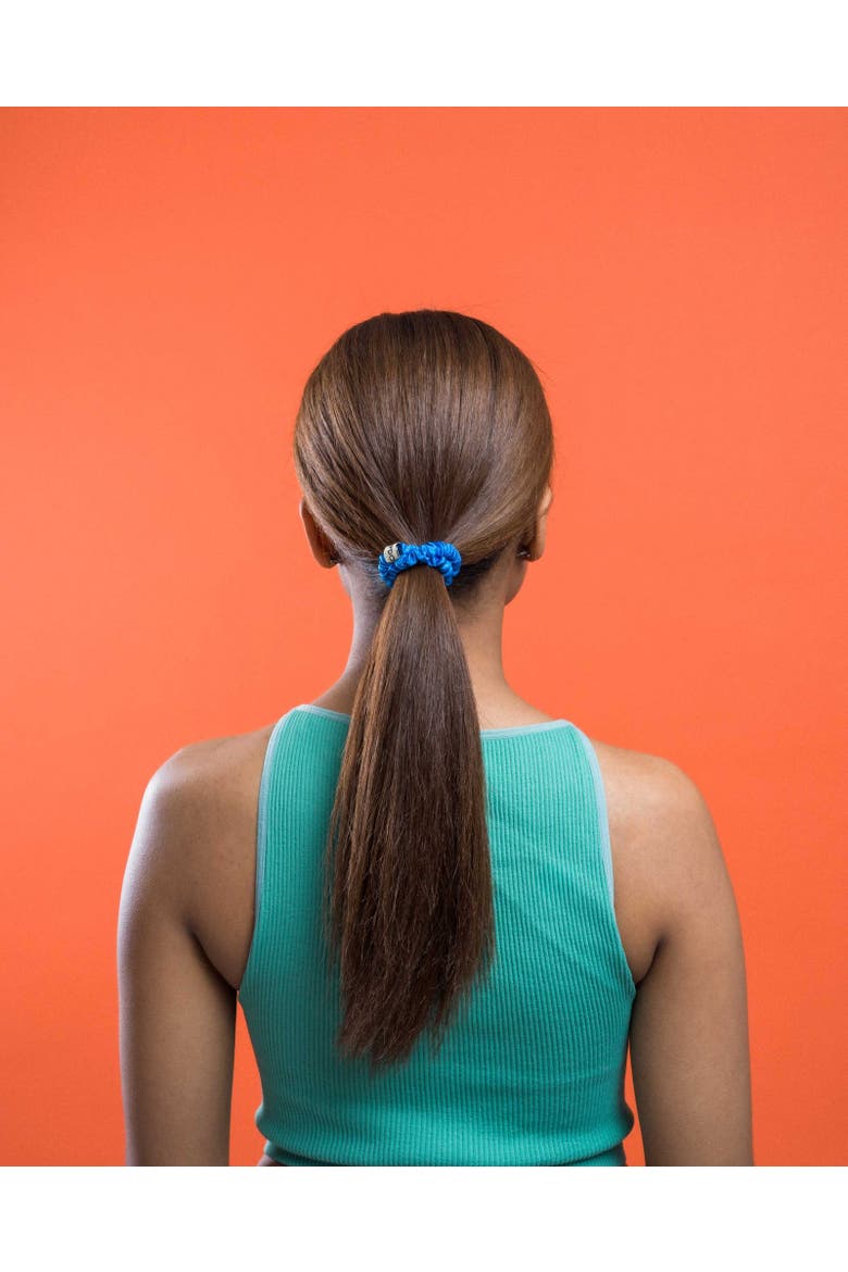 Cabana Skinny Silk Scrunchies, Alternate, color, Cabana