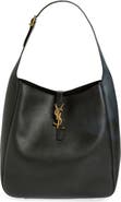 Saint Laurent Large Le 5 À 7 Leather Hobo Bag