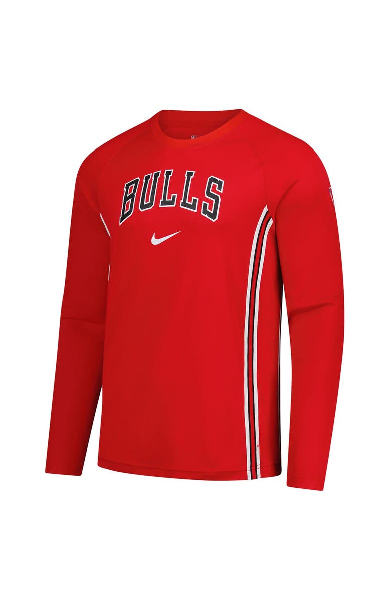 Nike Men's Nike Red Chicago Bulls 2025/26 Authentic Pre-Game Legend Dri-FIT Long Sleeve Shooting Shirt, Alternate, color, Red