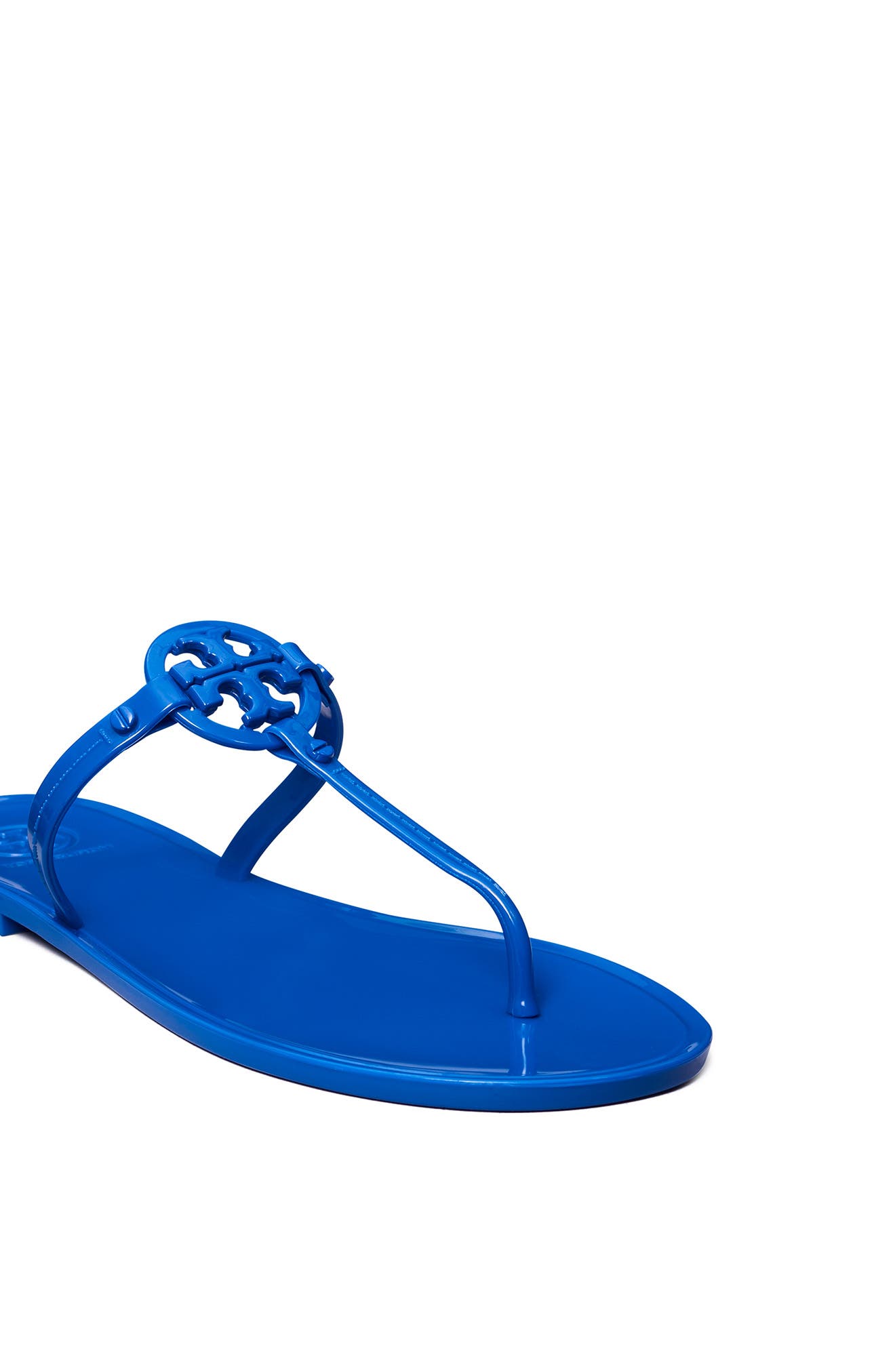 Mini Miller Jelly Thong Sandal, Alternate, color, COBALT