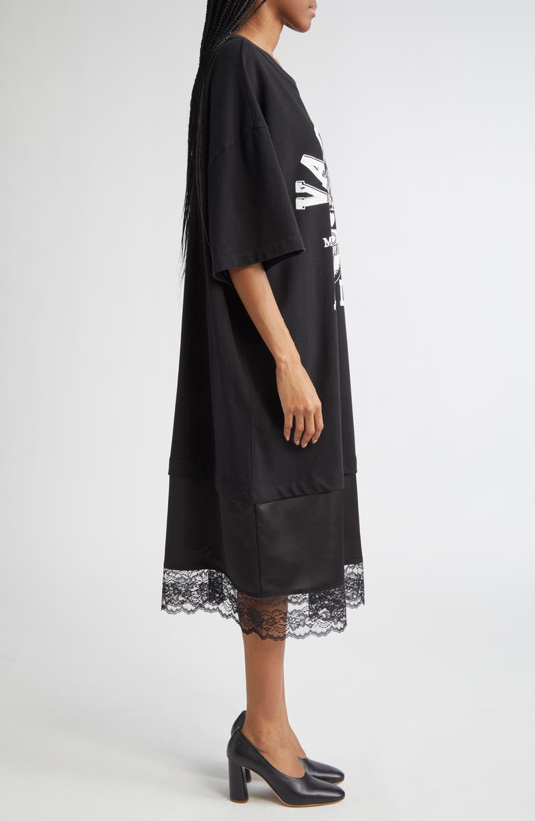 Vaquera Mixed Media Graphic T-Shirt Dress, Alternate, color, 