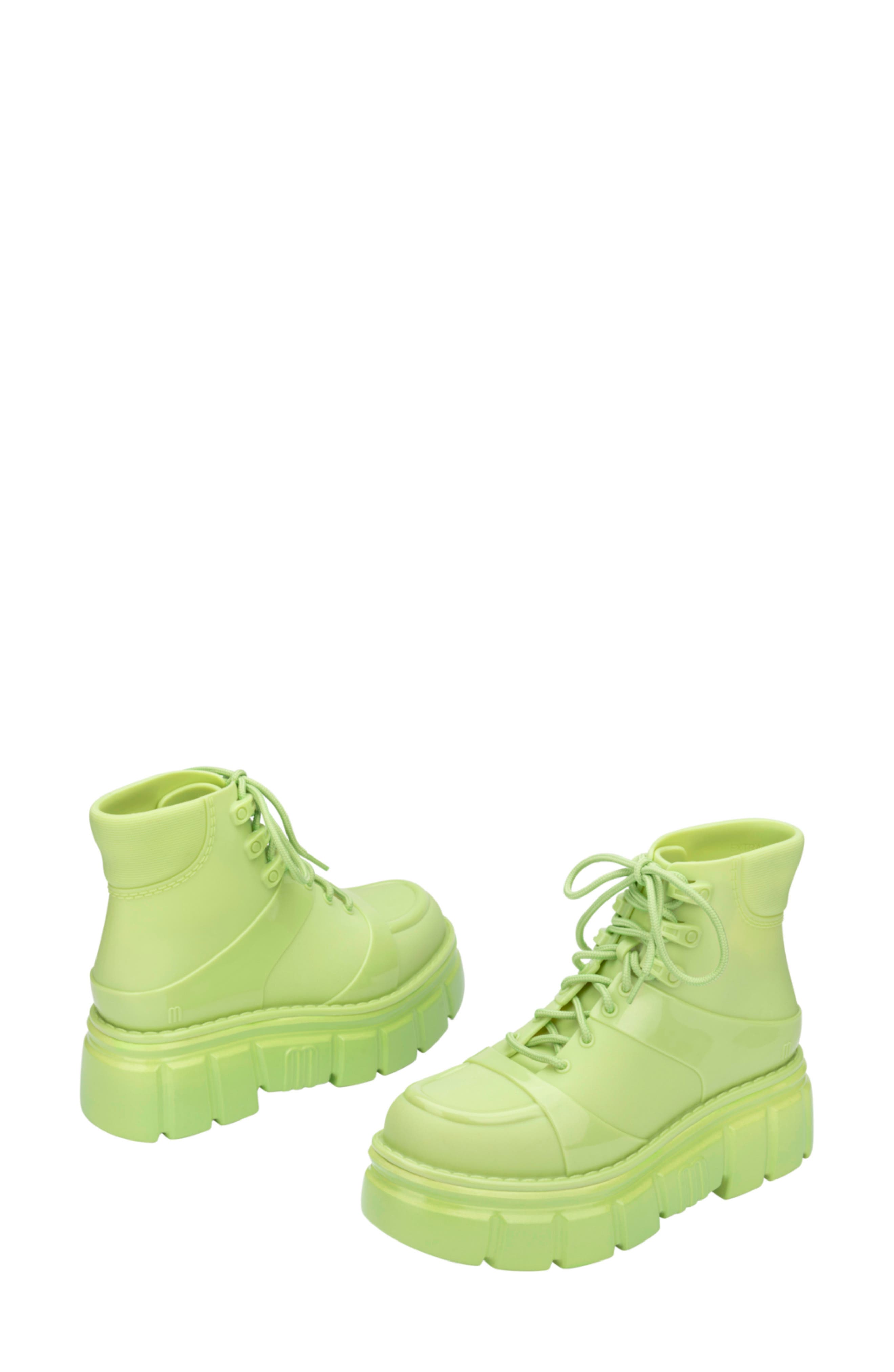 Rebel Lug Sole Boot, Alternate, color, GREEN