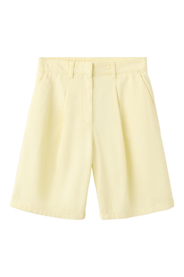 Straight Bermuda Shorts, Alternate, color, PASTEL YELLOW