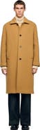 SANDRO Wool and cashmere coat