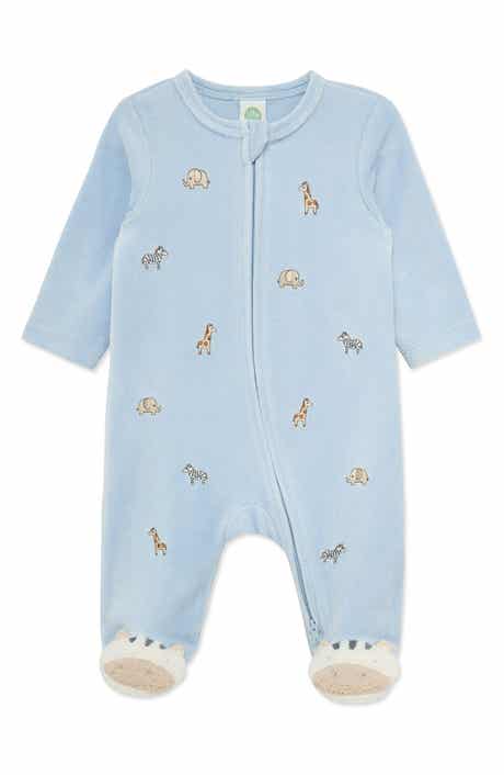 Kids' Animal Velour Footie