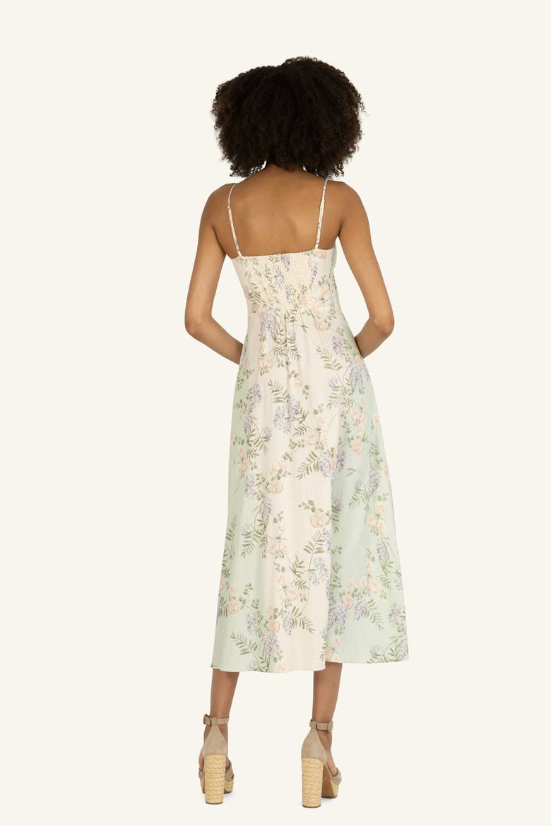 Sue Dress, Alternate, color, Pastel Floral Road Print