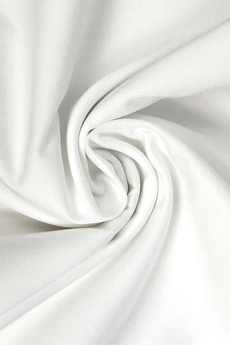 Melange Viscose Cotton Sheet Set - Breathable & Cozy Comfort, Alternate, color, Snow
