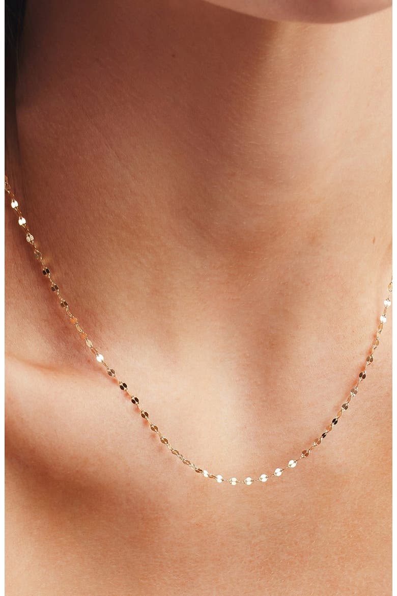 14k Mini Lace Chain, Alternate, color, 14k Solid Gold