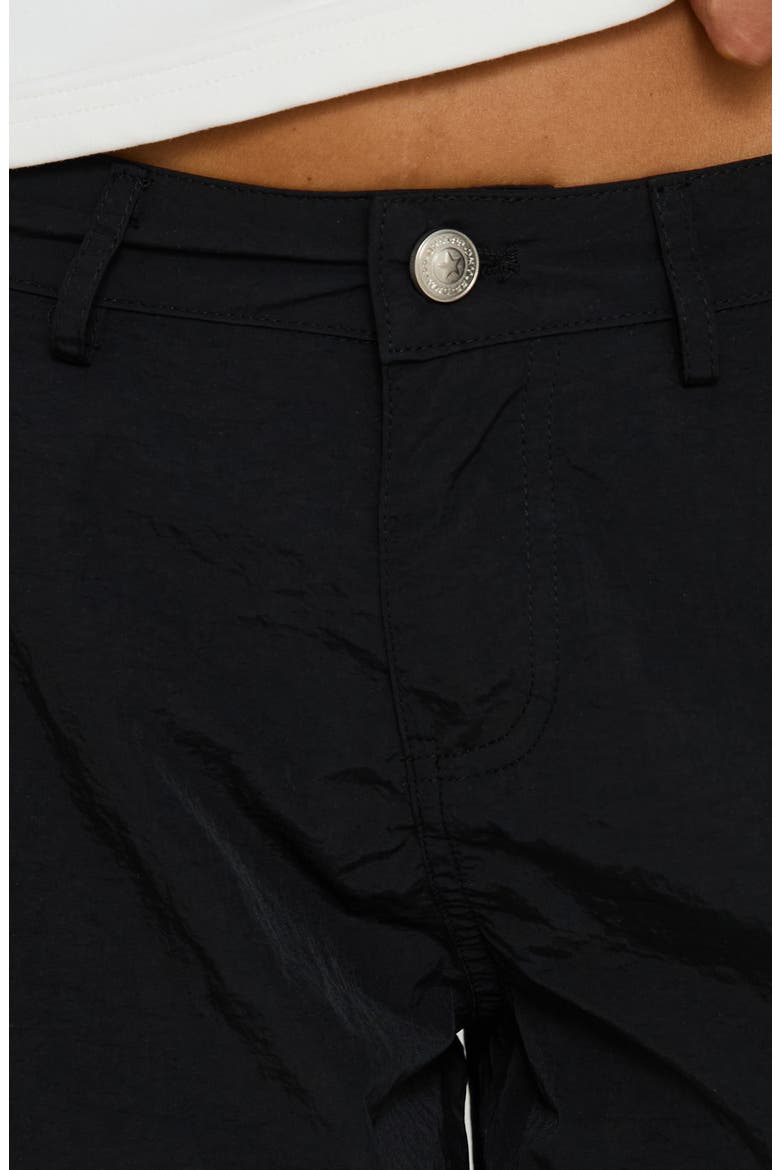 Hudsen Longline Nylon Cargo Shorts, Alternate, color, BLACK