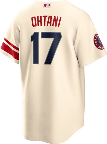 Nike Men's Nike Shohei Ohtani Cream Los Angeles Angels City