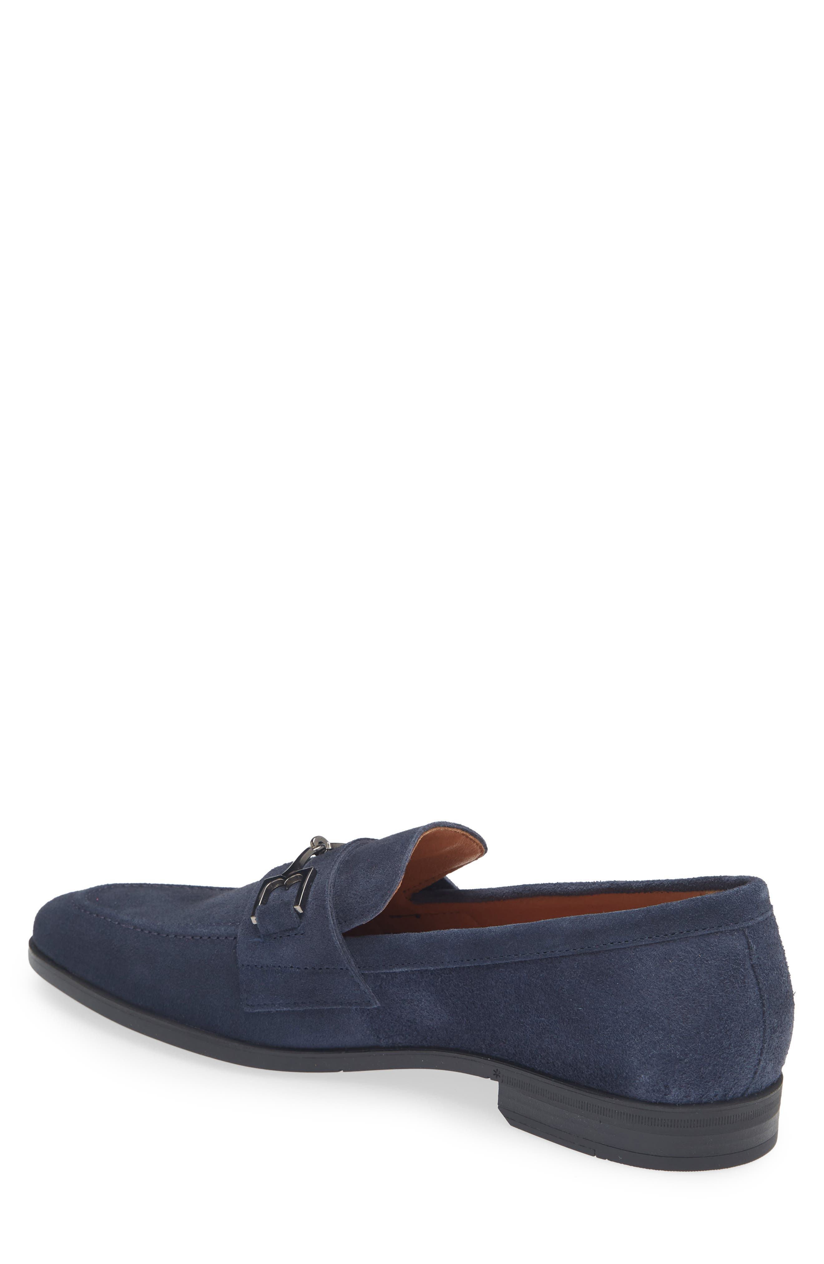 Pacoal Bit Loafer, Alternate, color, NAVY SUEDE