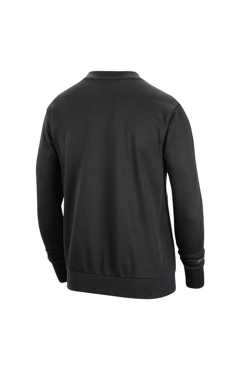 Nike Men's Nike Black Golden State Warriors 2023/24 Authentic Standard Issue Travel Performance Pullover Sweatshirt, Alternate, color, Black