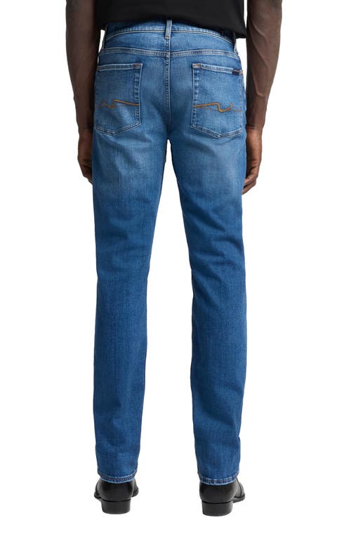 7 For All Mankind Slimmy Luxe Performance Slim Fit Jeans In Blue