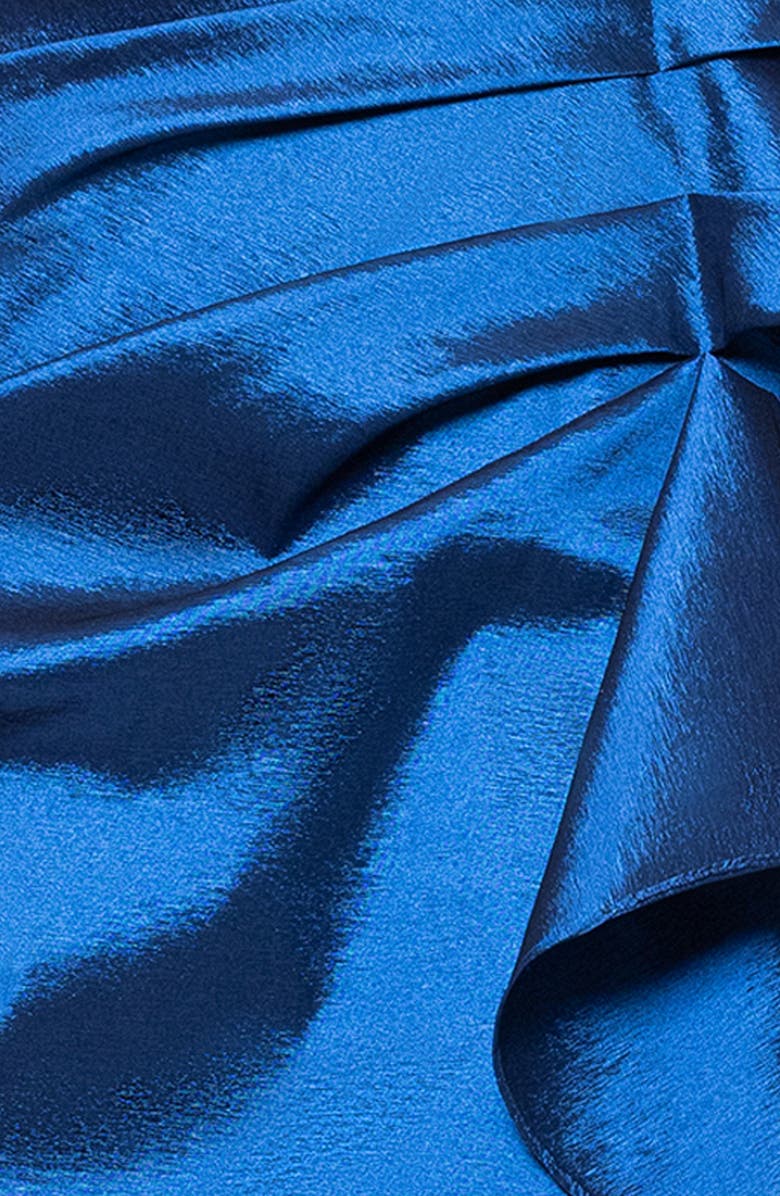 Xscape Evenings Off the Shoulder Taffeta Gown, Alternate, color, Sapphire