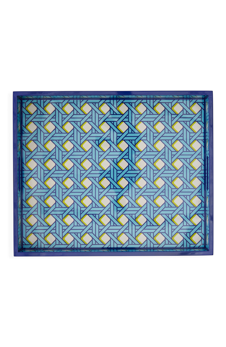 Jonathan Adler Basketweave Lacquer Tray, Alternate, color, 