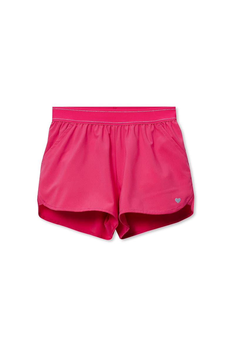 Girls Active Woven Shorts, Main, color, Hot Pink