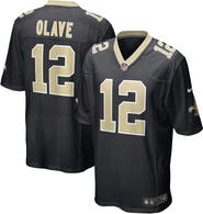 Nike Men's Nike Chris Olave Black New Orleans Saints Player Game Jersey