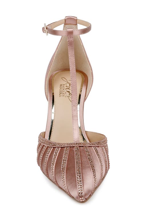 Jewel Badgley Mischka Faithlyn T-strap Pointed Toe Pump